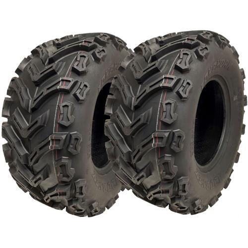 24x10.00-11 Quad ATV Tyres 6ply Wanda P3128 E-Marked Road Legal Tires (Set of 2)