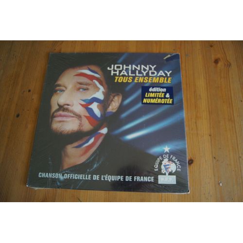 Johnny Hallyday Tous Ensemble Maxi 45t Numerotee 2002