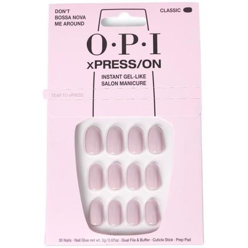 Faux Ongles Réutilisables Effet Gel - Opi - Don't Bossa Nova Me Around - Beige - Xpress-On 