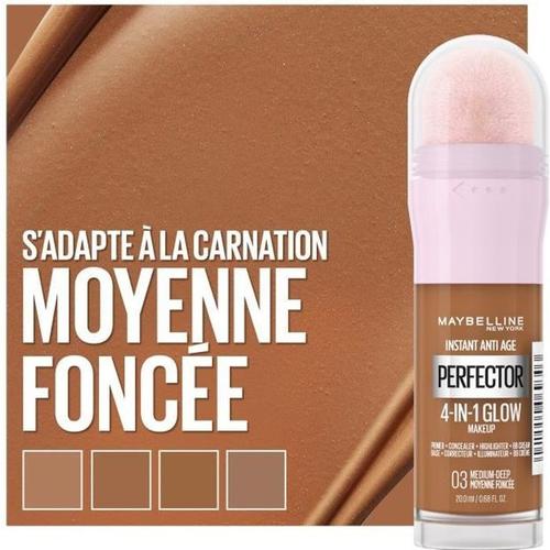 Maybelline New York Perfecteur De Teint Illuminateur 4-En-1 - 03 Medium Deep Multicolore