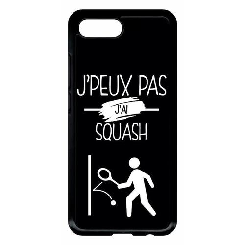 Coque Pour Honor 10 - J Peux Pas J Ai Squash 2 - Noir