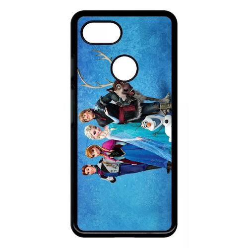 Coque Pour Google Pixel 3 - Frozen Reine Des Neiges - Noir