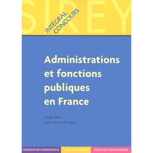 Administrations Et Fonctions Publiques En France