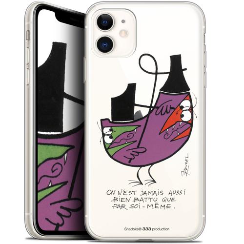 Caseink Coque Pour Apple Iphone 11 (6.1 ) [Licence Officielle Collector Les Shadoks® Design Soi-Même - Souple - Ultra Fin ]