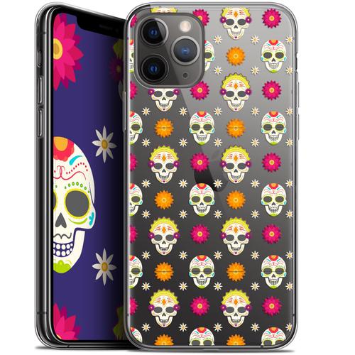 Caseink Coque Pour Apple Iphone 11 Pro Max (6.5 ) [Gel Hd Imprimé En France Collection Halloween Design Skull Halloween - Souple - Ultra Fin ]