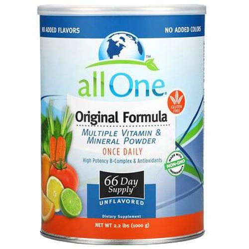 All One, Nutritech Formule Originale, Poudre De Vitamines Et Minéraux Multiples, Sans Arôme, 1000 G 