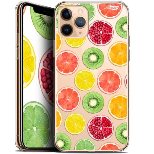 Caseink Coque Pour Apple Iphone 11 Pro (5.8 ) Gel Hd [ Imprimé En France - Iphone 11 Pro Coque - Souple - Antichoc ] Fruity Fresh