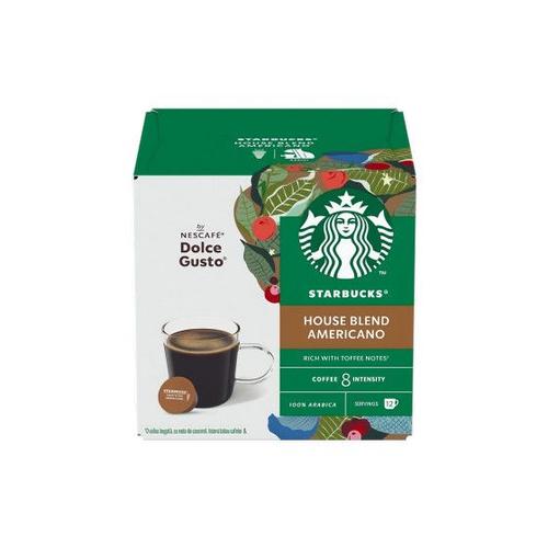 Capsules De Café Compatibles Avec Nescafé® Dolce Gusto® Starbucks House Blend Grande, 12 Pièces.