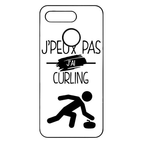 Coque Pour Honor View 20 - J Peux Pas J Ai Curling 1 - Noir