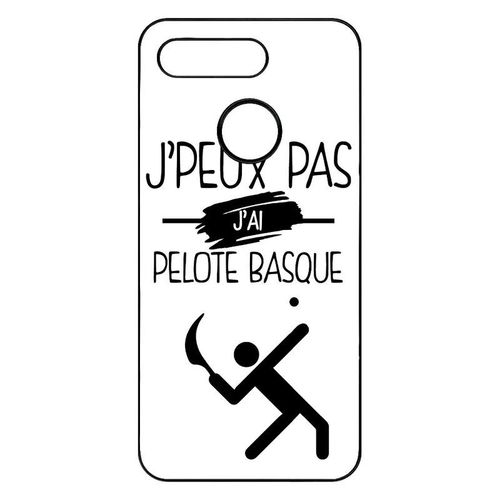 Coque Pour Honor View 20 - J Peux Pas J Ai Pelote Basque 1 - Noir