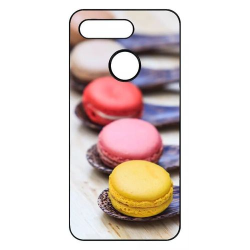 Coque Pour Honor View 20 - Gourmandise De Macaron - Noir