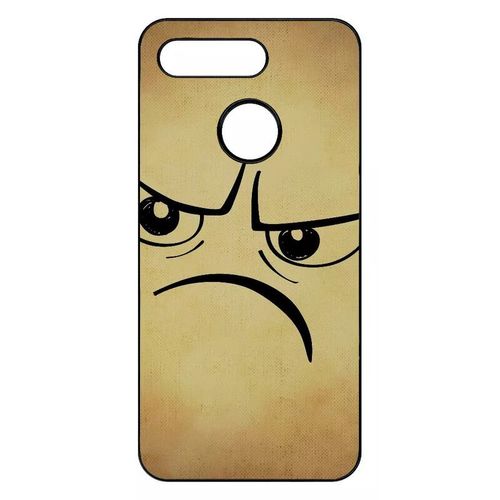 Coque Pour Honor View 20 - Smiley Mechant - Noir