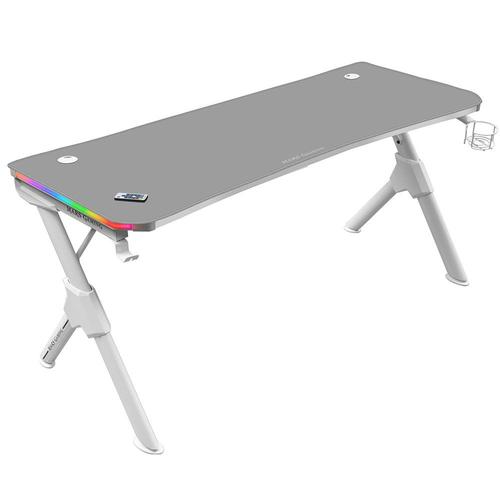 Bureau de jeu Mars Gaming Mgd140Rgb Blanc