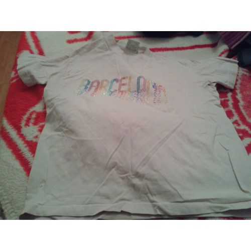 Tshirt Barcelona Taille 9-10 Ans ..