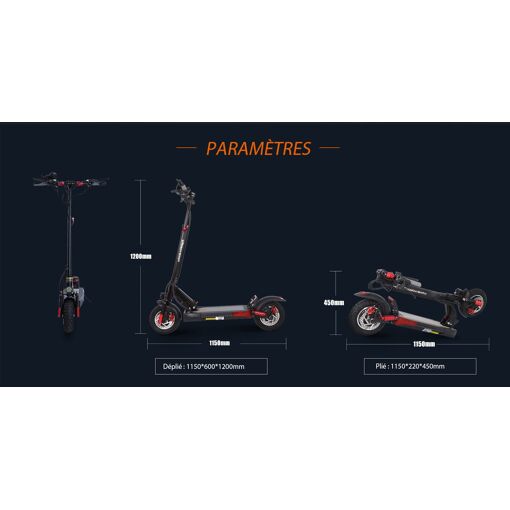 Trottinette Électrique KuKirin M4 Max - Kukirin France