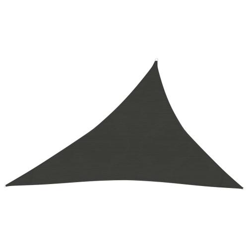 Voile D'ombrage 160 G/M²Anthracite 3 X 4 X 5 M Pehd Helloshop26 02_0008925