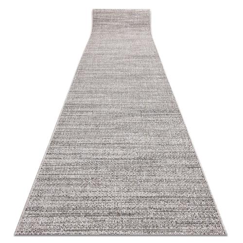 70x650 Cm Tapis De Couloir Sizal Floorlux Modèle 20389 Argentin / Noir 70 Cm