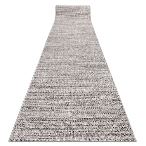 80x240 Cm Tapis De Couloir Sizal Floorlux Modèle 20389 Argentin / Noir 80 Cm