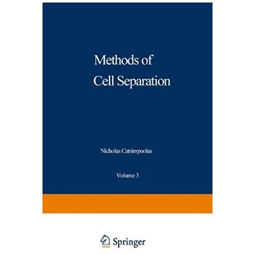 Methods Of Cell Separation: 003 (Biological Separations)