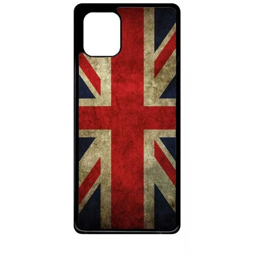 Coque Pour Galaxy Note 10 Lite - Drapeau Uk Royaume Uni Grunge Flag - Noir