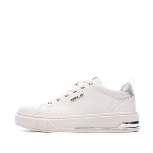 Baskets Blanches Femme Replay Fusion Shiny