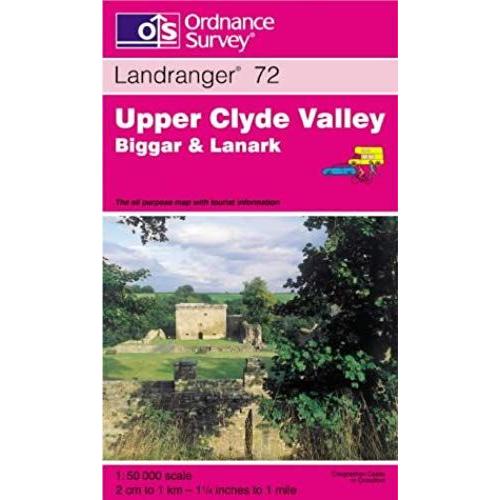 Upper Clyde Valley, Biggar And Lanark (Landranger Maps)