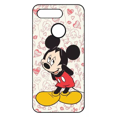 Coque Pour Honor View 20 - Disney Mickey Love - Noir