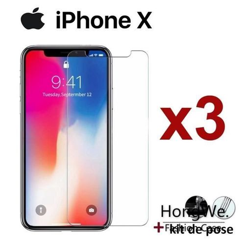 Fengrongle® Protection Ecran Verre Trempe Iphone X