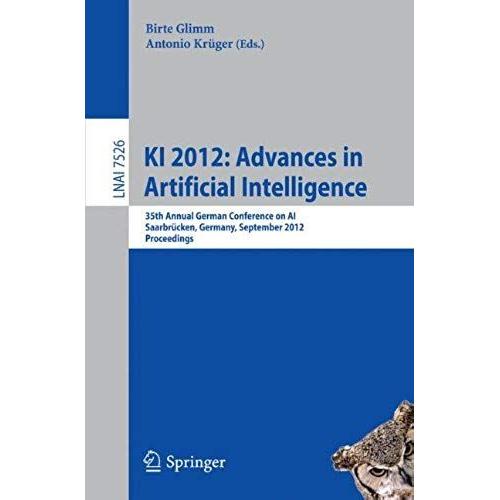 Ki 2012: Advances In Artificial Intelligence