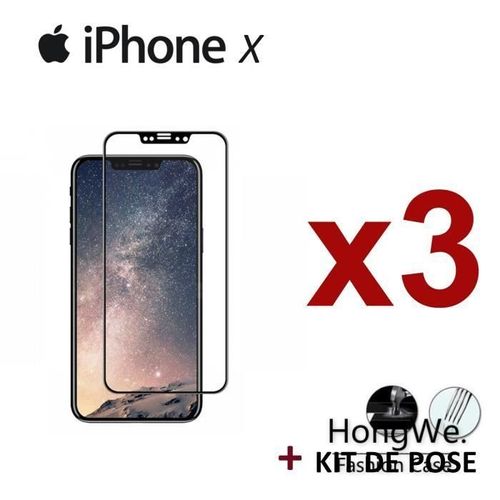 Fengrongle® Vitre En Verre Trempe Iphone X