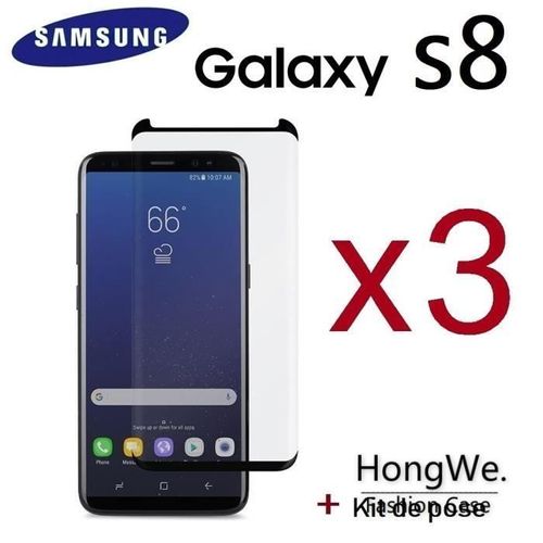 Fengrongle® Vitre En Verre Trempe Pour Samsung Galaxy S8