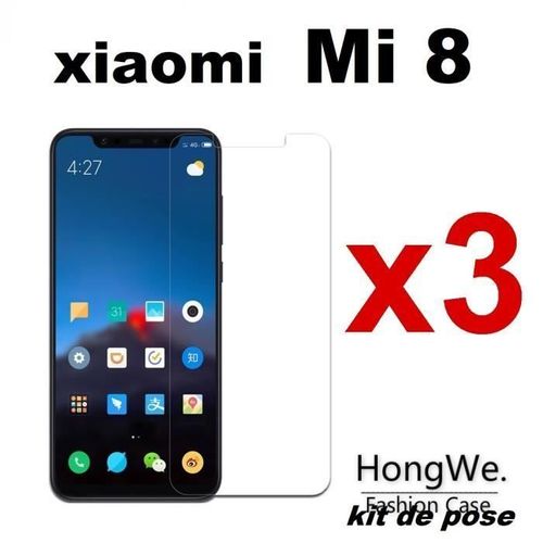 Fengrongle® Vitre Verre Trempe Xiaomi Mi 8