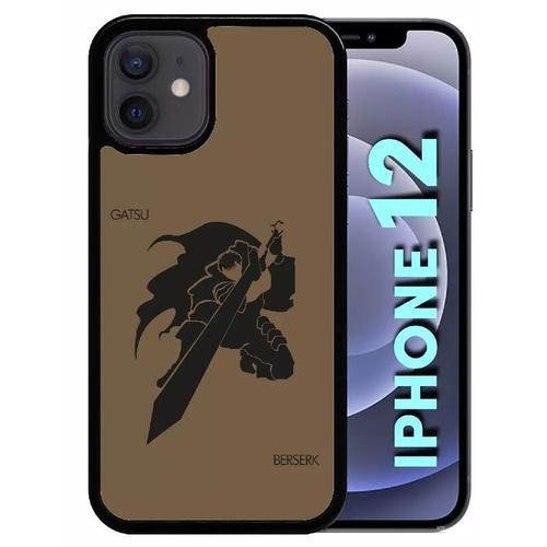 Coque Pour Iphone 12 - Gatsu Berserk - Silicone - Noir