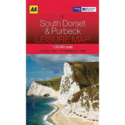 Aa Publishing: Bl.01 South Dorset & Purbeck 1:50.000