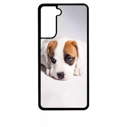 Coque Pour Galaxy S21 - Chiot - Noir