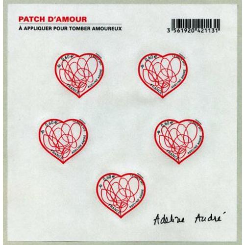 Saint Valentin : Patch D'amour D'adeline André Feuillet 648a Année 2012 N° 648a Yvert Et Tellier Luxe