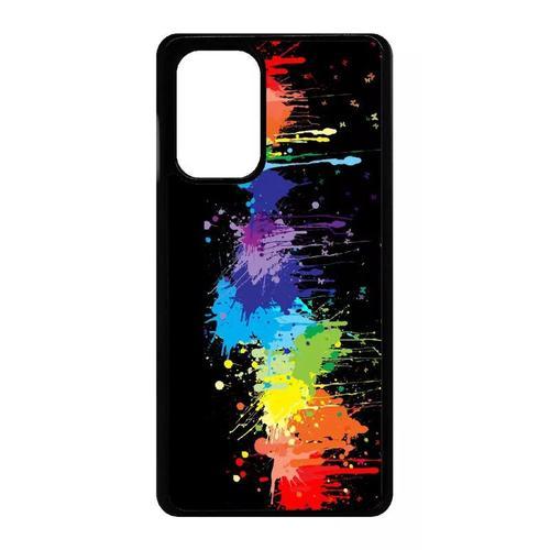 Coque Pour Galaxy A72 - Pop Art Color Smash - Noir