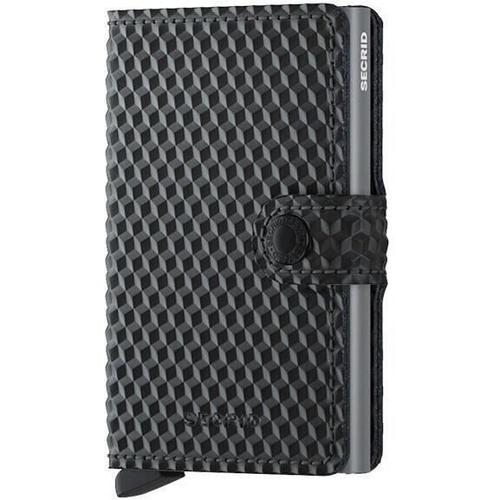 "MINIWALLET CUBIC BLACK-TITANIUM SECRID"