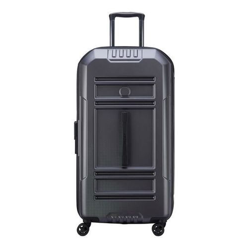 DELSEY PARIS Valise gris foncé pour femme et homme Rempart Expandable 4 Double Rolls Trolley 80 Anthracite XL 268714