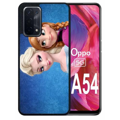 Coque Pour Xiaomi Redmi 10 - Frozen Reine Des Neiges Anna Vs Elsa - Silicone - Noir