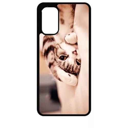 Coque Pour Xiaomi Redmi Note 10 5g - Chaton Fatigue - Silicone - Noir