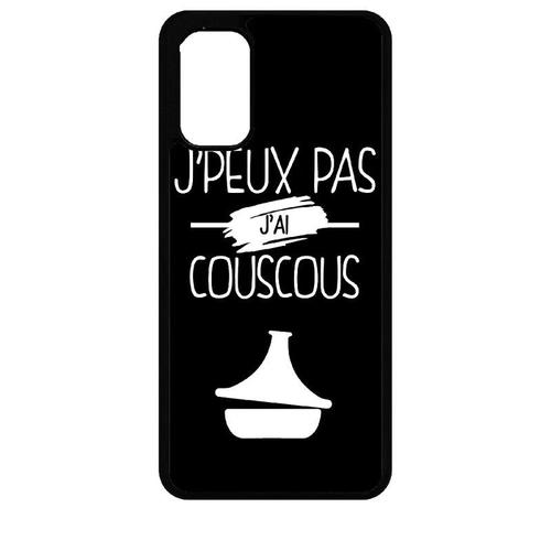 Coque Pour Xiaomi Redmi Note 10 5g - J Peux Pas J Ai Couscous 2 - Silicone - Noir