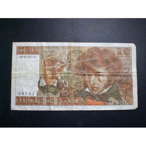 Billet 10 Francs Berlioz 1975