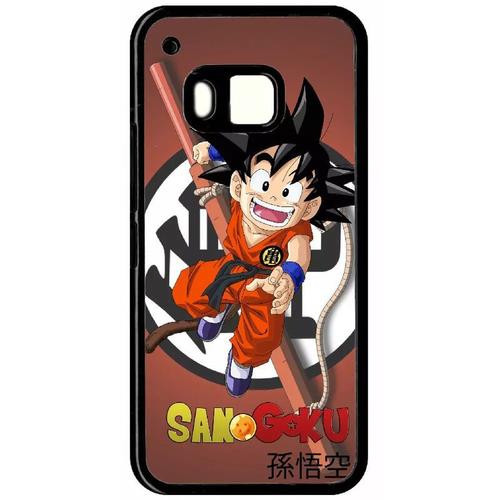 Coque Pour Htc One M9 - Dbz Sangoku Enfant Kanji Boule De Cristal - Noir