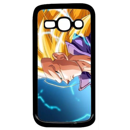 Coque Pour Galaxy Ace 3 - Dbz Gt Trunk Super Saiyan 3 Cheveux Long - Noir