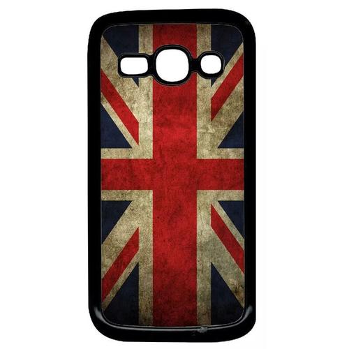 Coque Pour Galaxy Ace 3 - Drapeau Uk Royaume Uni Grunge Flag - Noir