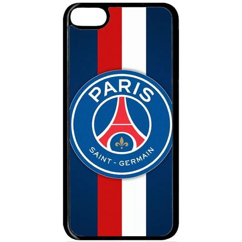 Coque Pour Ipod Touch 6 - Psg Paris Saint Germain Bleu Blanc Rouge - Noir