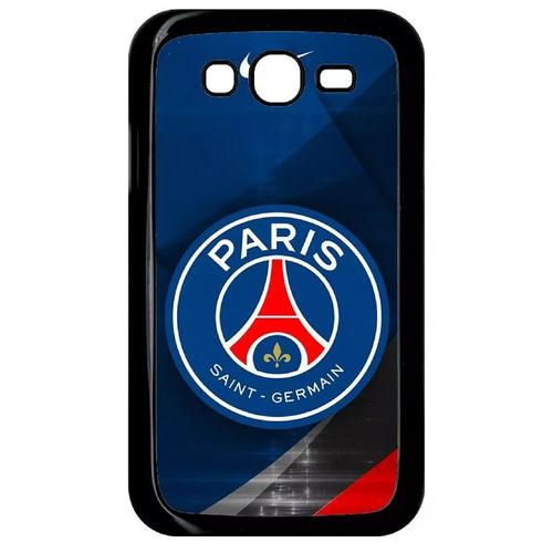 Coque Pour Galaxy Grand Neo - Psg Paris Saint Germain Metalise - Noir