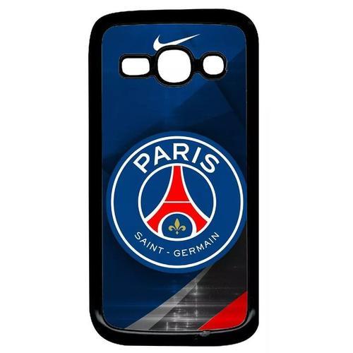 Coque Pour Galaxy Ace 3 - Psg Paris Saint Germain Metalise - Noir