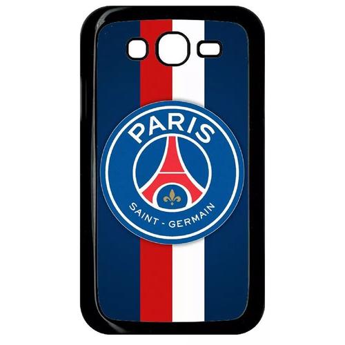 Coque Pour Galaxy Grand Neo - Psg Paris Saint Germain Bleu Blanc Rouge - Noir